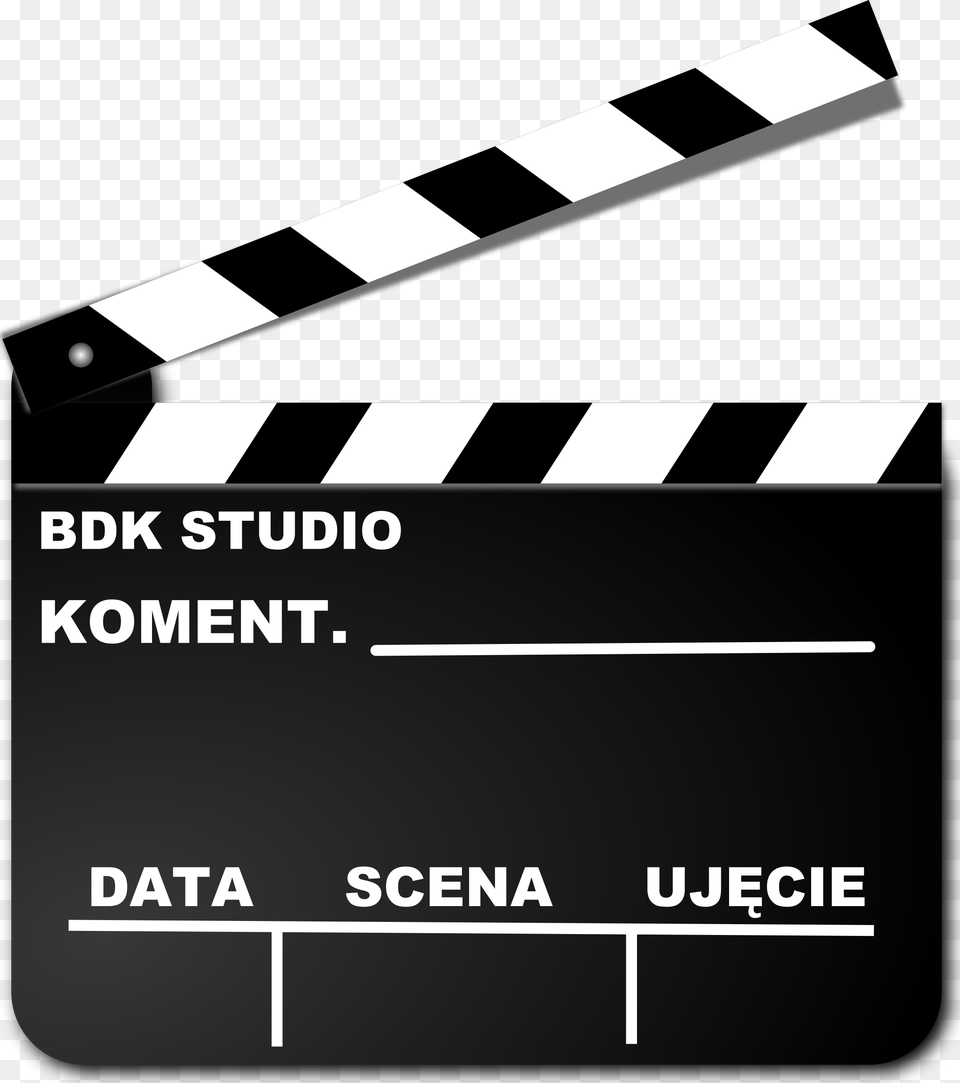 This Icons Design Of Klaps, Clapperboard, Fence, Text Png Image