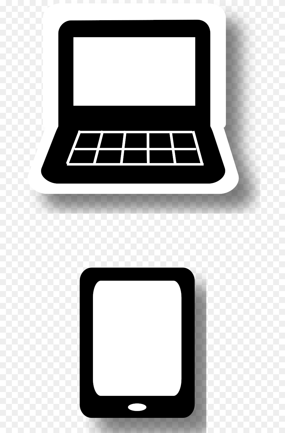 This Icons Design Of Laptop And Tablet, Computer, Electronics, Pc Free Png