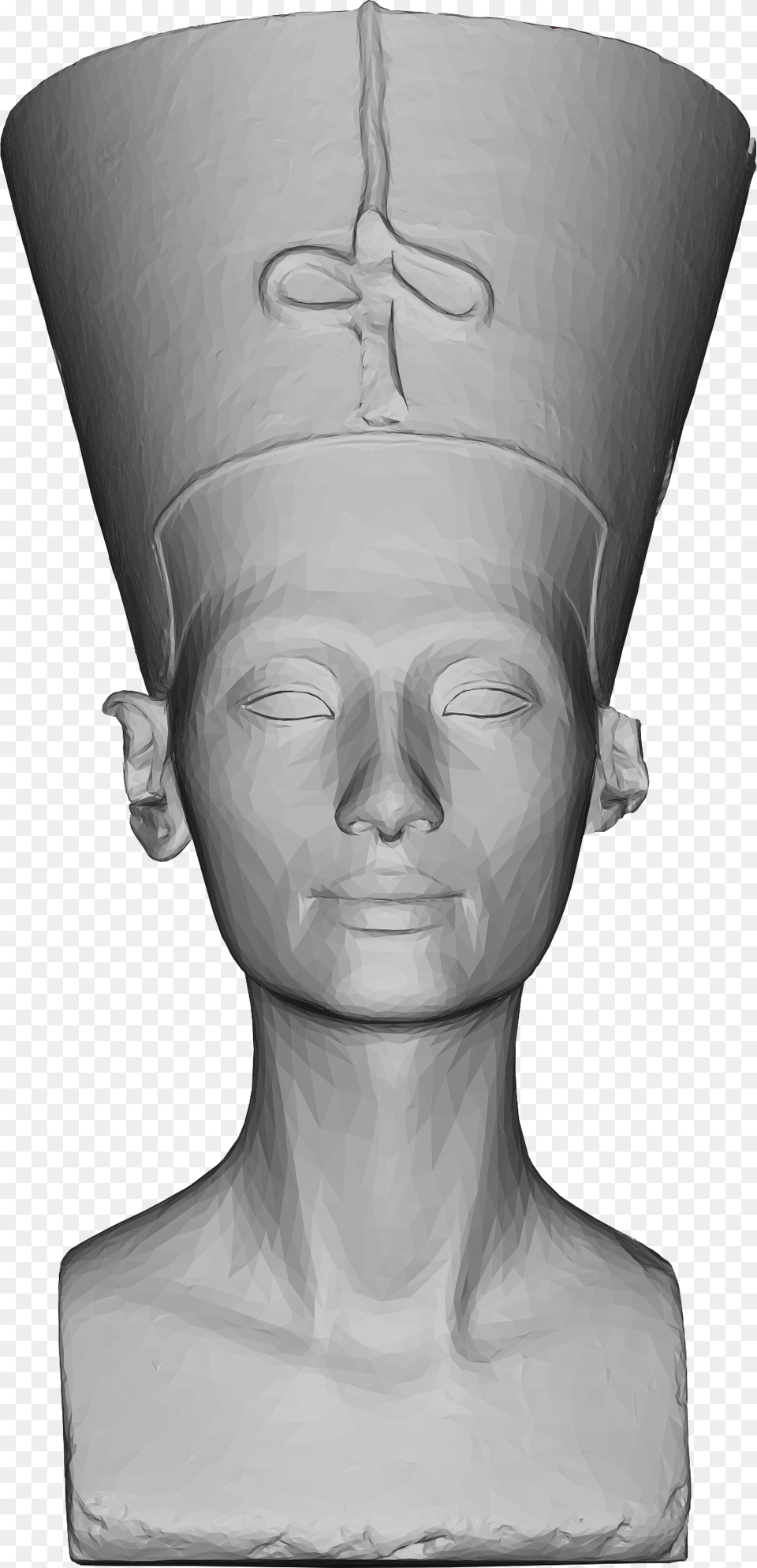 This Icons Design Of Low Poly 3d Nefertiti, Art, Adult, Wedding, Person Free Png Download