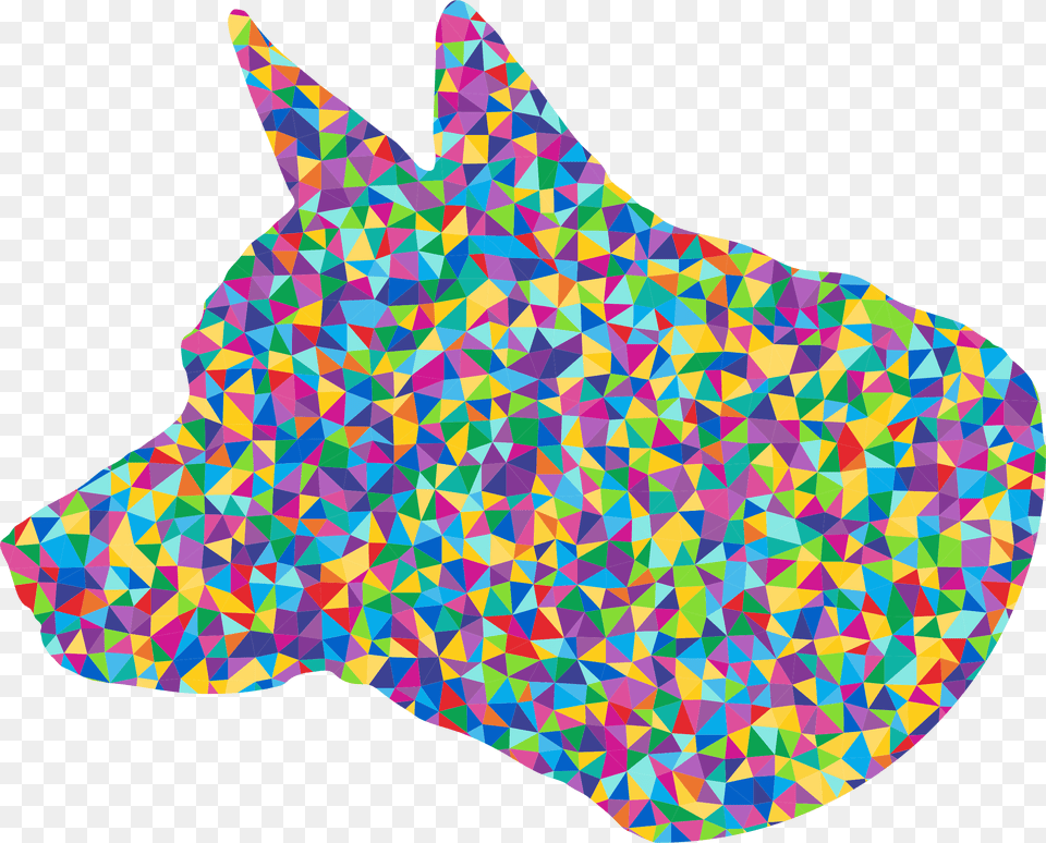 This Icons Design Of Low Poly Prismatic Dog, Art, Pattern Free Png