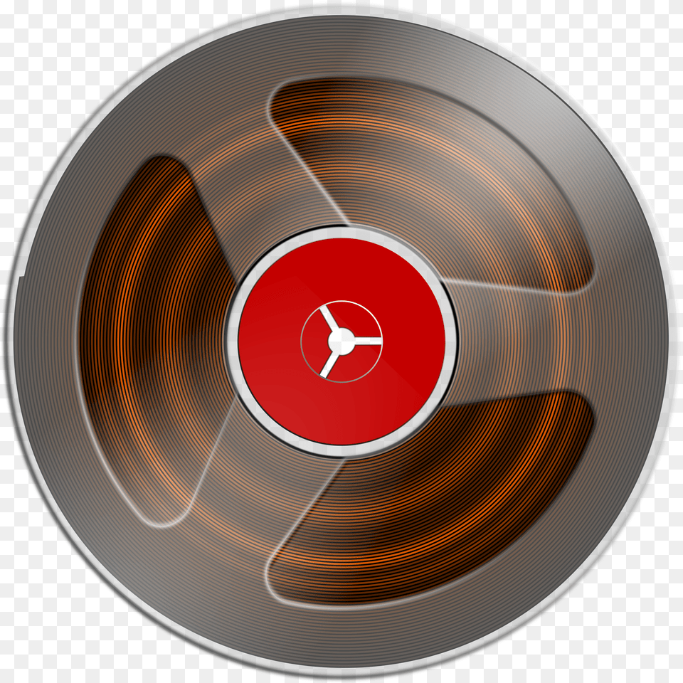 This Icons Design Of Magnetic Tape Reel, Disk Free Png