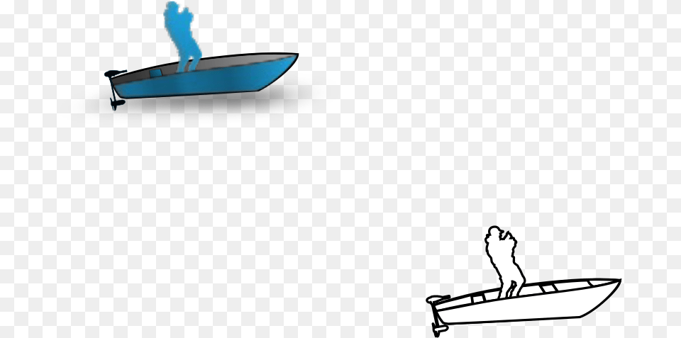 This Icons Design Of Man In Boat Fishing Skiff, Dinghy, Transportation, Vehicle, Watercraft Free Png Download