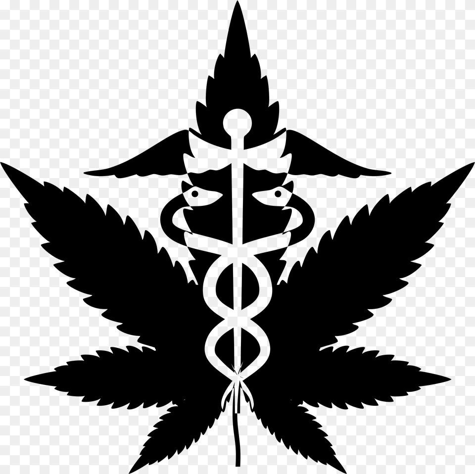 This Icons Design Of Medical Marijuana, Gray Free Png