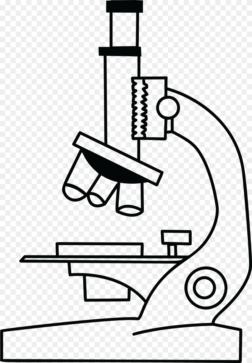 This Icons Design Of Microscope Line Art Free Png Download