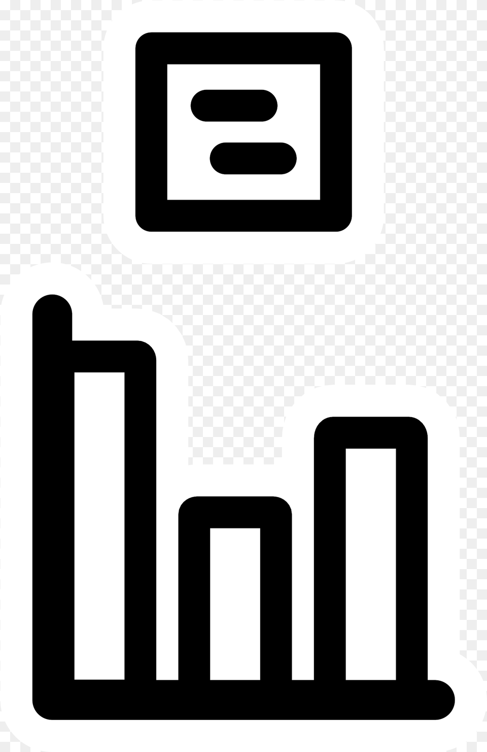 This Icons Design Of Mono Chart Legend Top Icon, Text Png