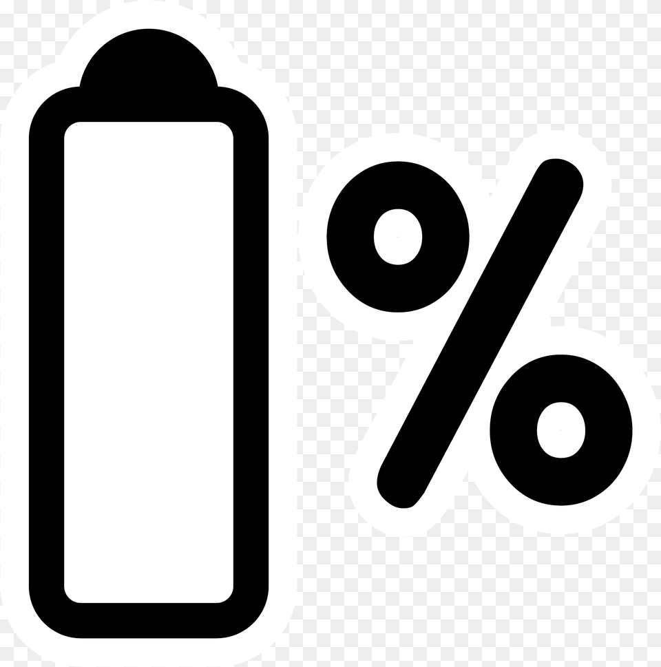 This Icons Design Of Mono Laptop Battery, Text, Stencil, Gas Pump, Machine Free Transparent Png