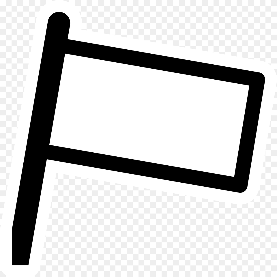 This Icons Design Of Mono Mail Flag, Text, Blackboard Png