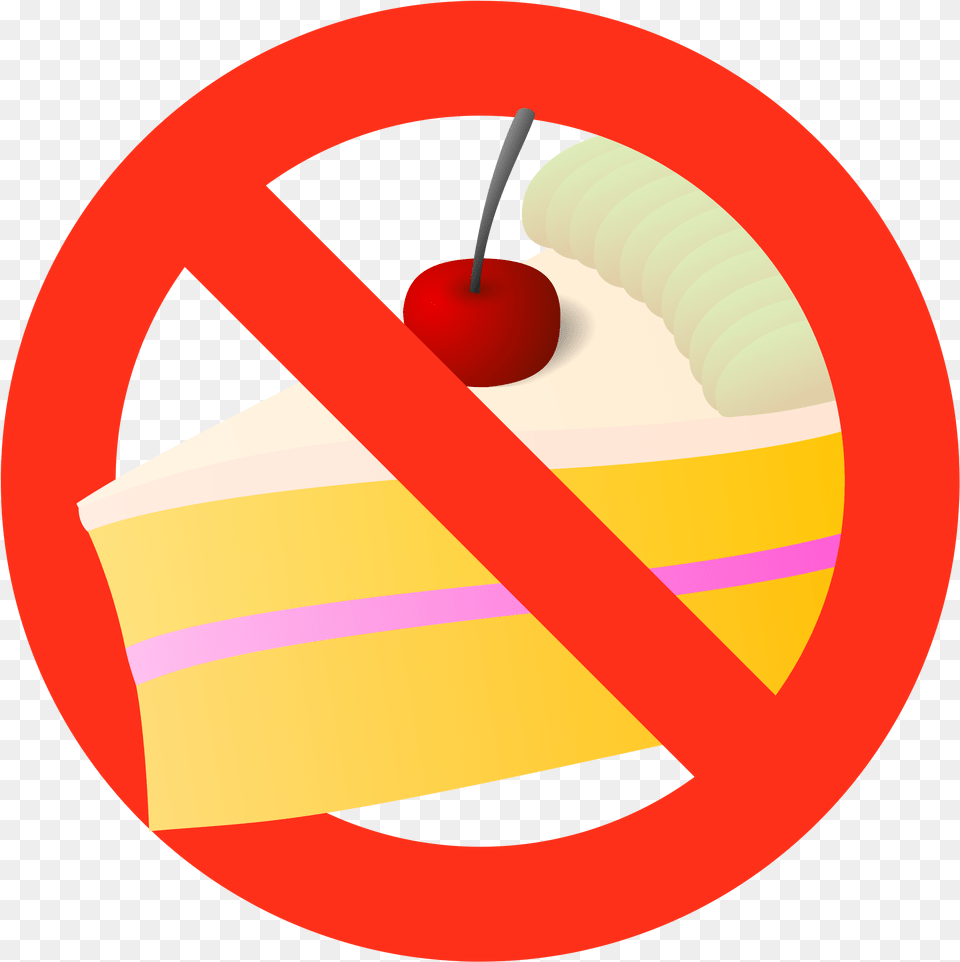 This Icons Design Of No Cake Sign, Food, Fruit, Plant, Produce Free Transparent Png