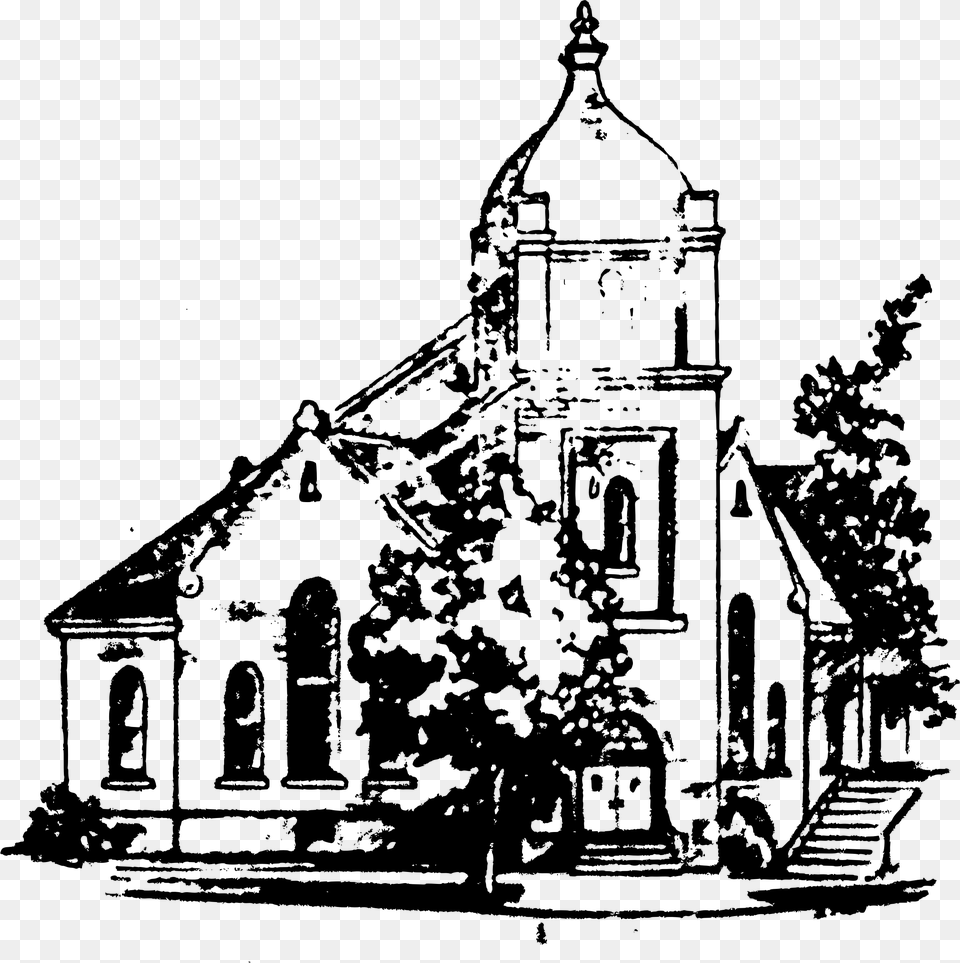 This Icons Design Of Old Church, Gray Png