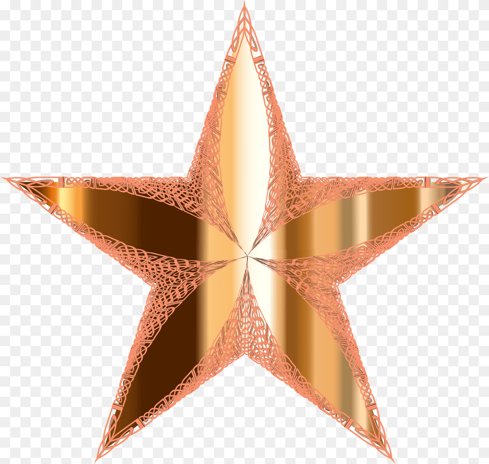 This Icons Design Of Ornamental Metallic Star, Star Symbol, Symbol, Chandelier, Lamp Free Png Download