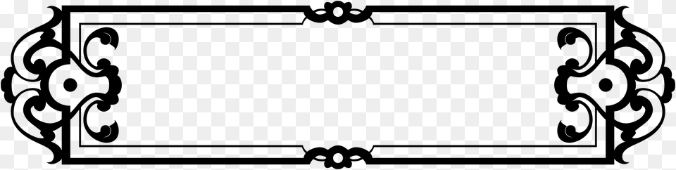 This Icons Design Of Ornate Nameplate, Gray Png