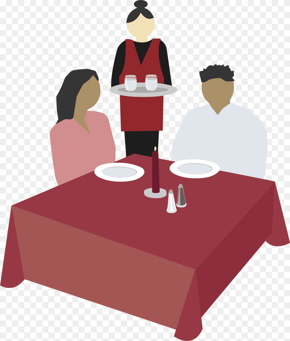 This Icons Design Of Out To Eat, Tablecloth, Table, Dining Table, Furniture Free Transparent Png