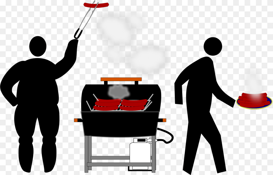 This Icons Design Of Pedestrian Barbecue, Bbq, Cooking, Food, Grilling Free Png Download