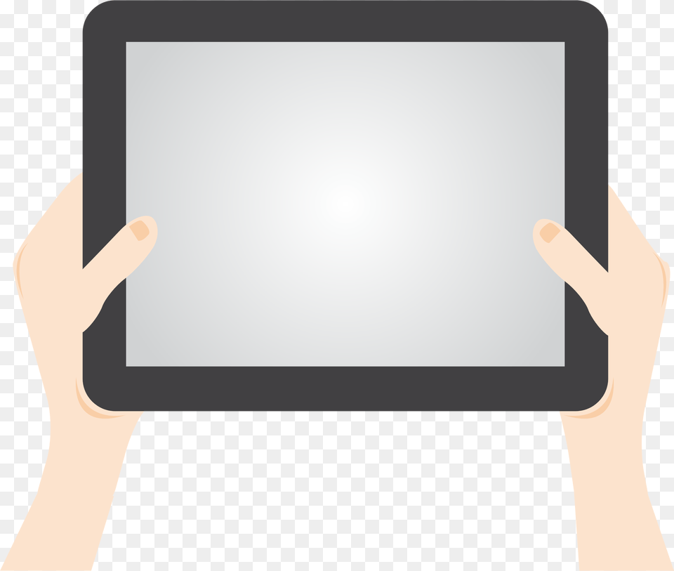 This Icons Design Of Person Holding Tablet, Computer, Electronics, Tablet Computer, Surface Computer Free Png Download