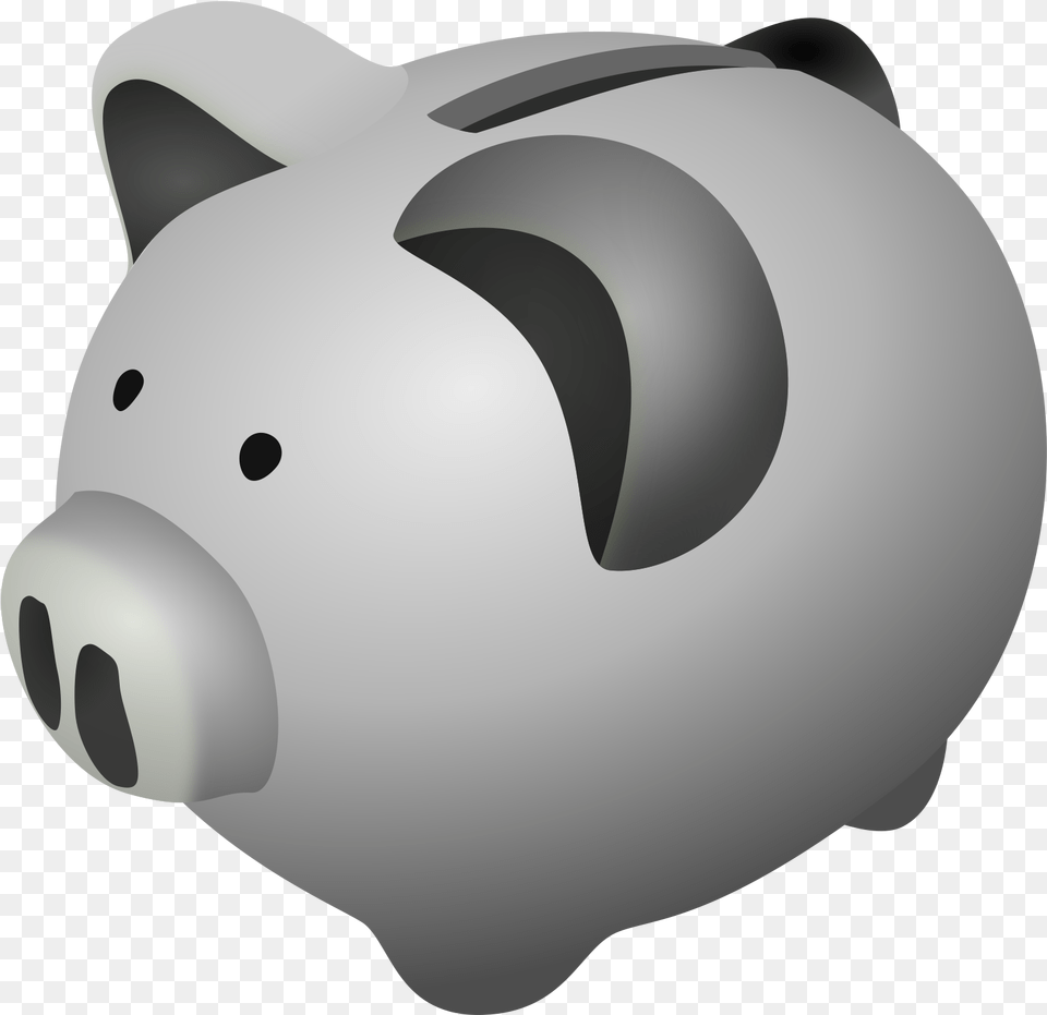 This Icons Design Of Piggybank Gray, Piggy Bank, Clothing, Hardhat, Helmet Free Png