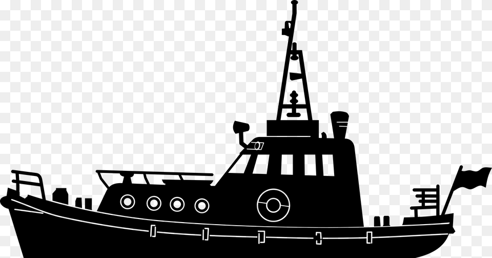 This Icons Design Of Pilot Boat, Gray Free Png Download