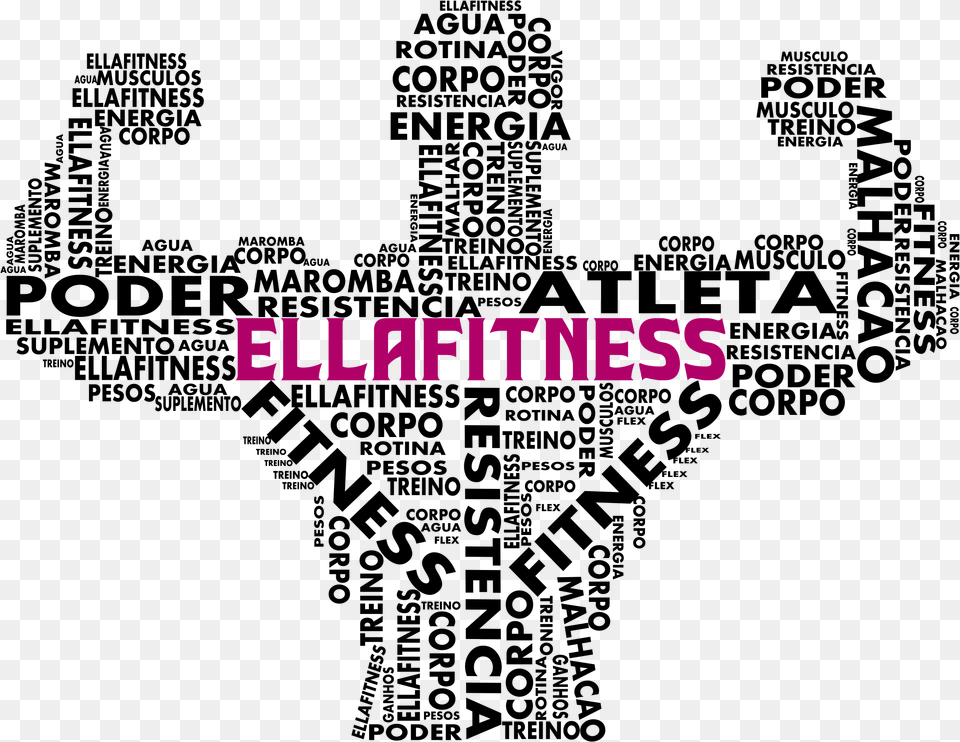 This Icons Design Of Power Ella Fitness, Purple, Logo, Text Free Png Download
