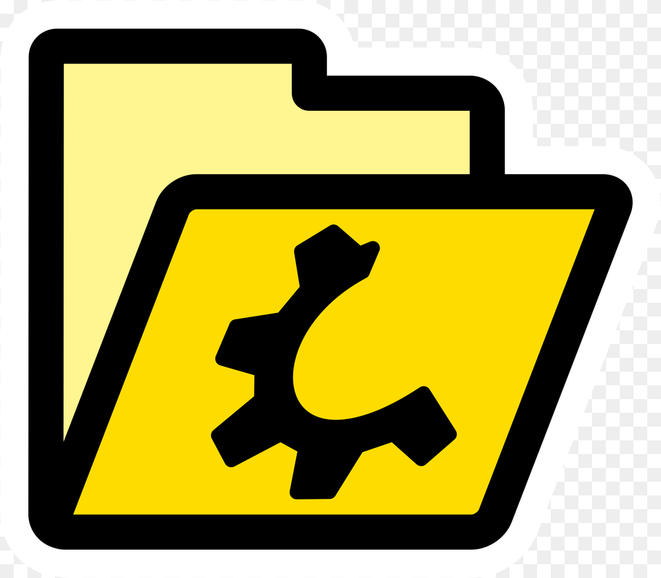 This Icons Design Of Primary Folder Yellow Open File Icon, Sign, Symbol, First Aid Png