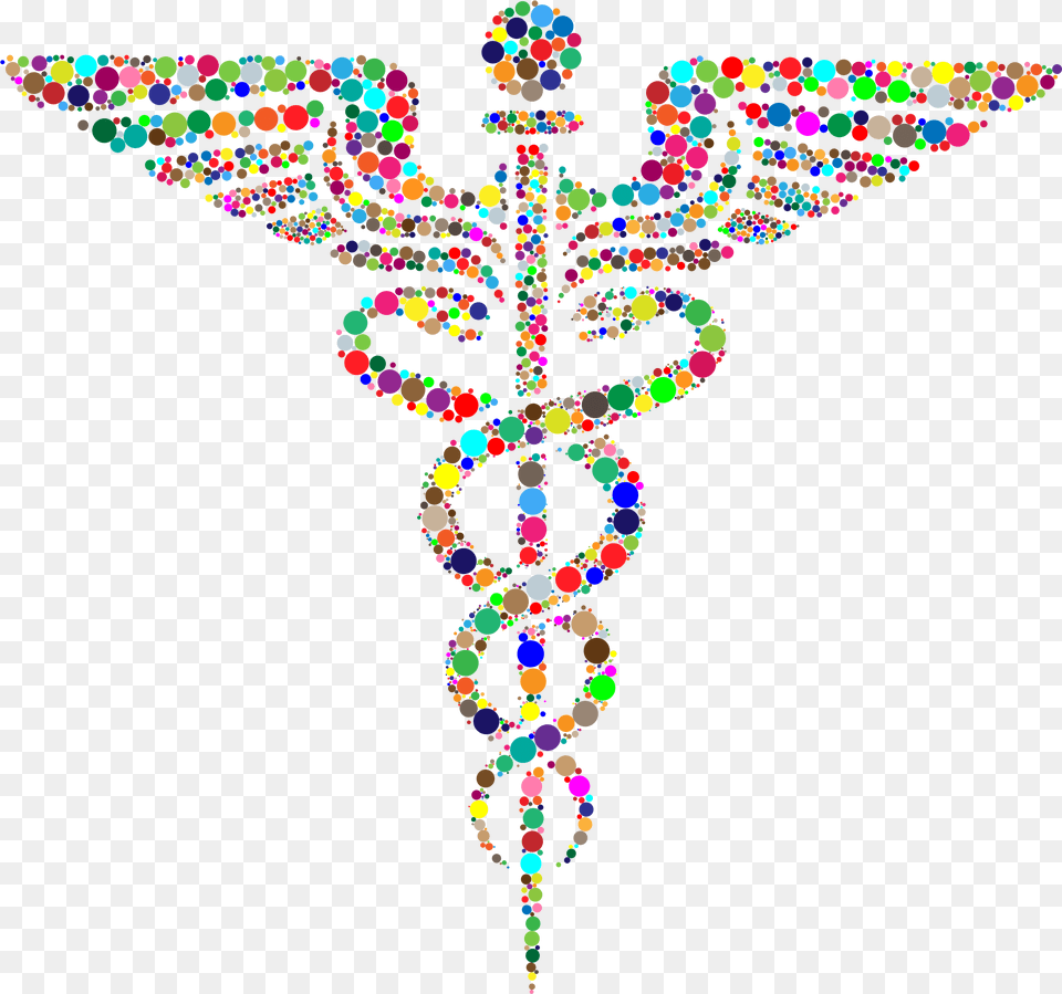 This Icons Design Of Prismatic Caduceus Circles, Art, Accessories Free Png Download