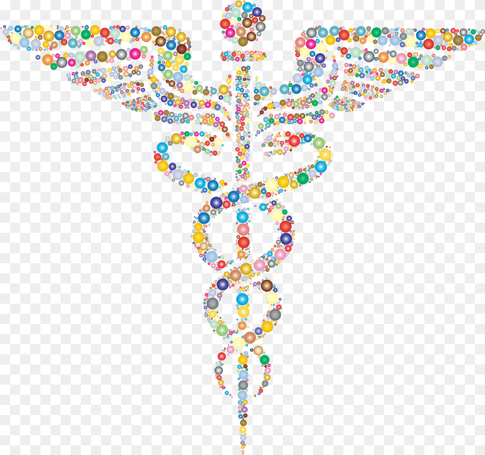 This Icons Design Of Prismatic Caduceus Circles, Accessories, Art, Jewelry, Necklace Png Image