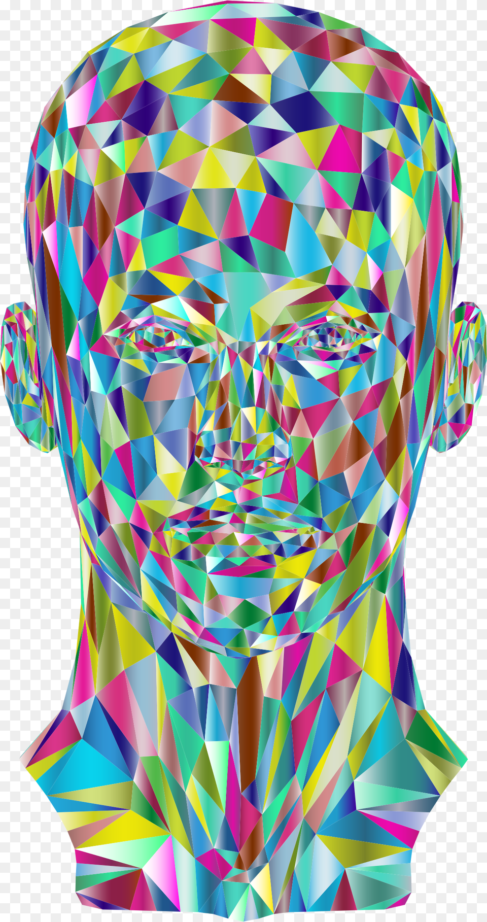 This Icons Design Of Prismatic Low Poly Female, Art, Modern Art, Collage, Adult Free Png