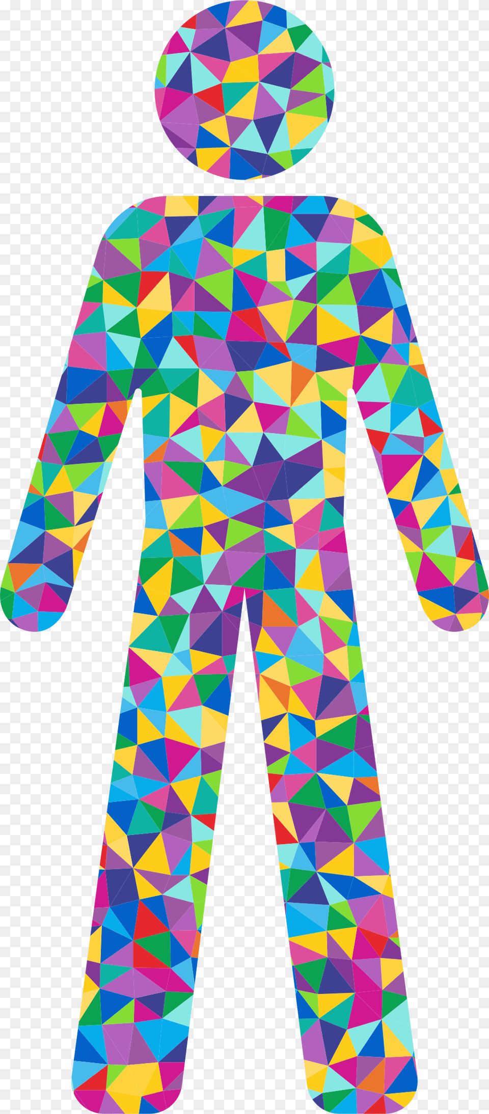 This Icons Design Of Prismatic Low Poly Male, Clothing, Coat, Art Free Transparent Png