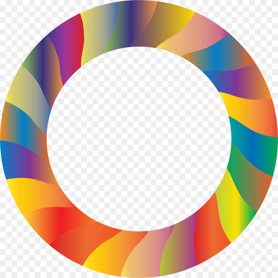This Icons Design Of Prismatic Ring, Hoop, Disk, Accessories Png