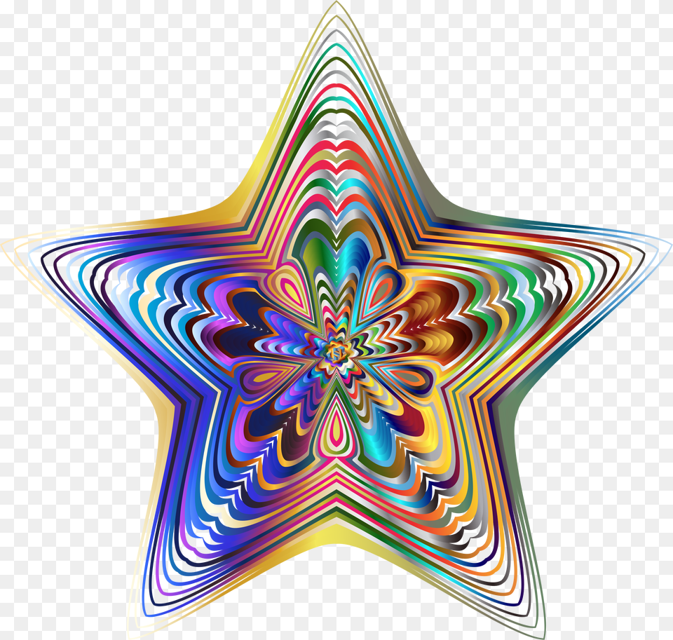 This Icons Design Of Prismatic Star Line Art, Pattern, Accessories, Fractal, Ornament Free Png
