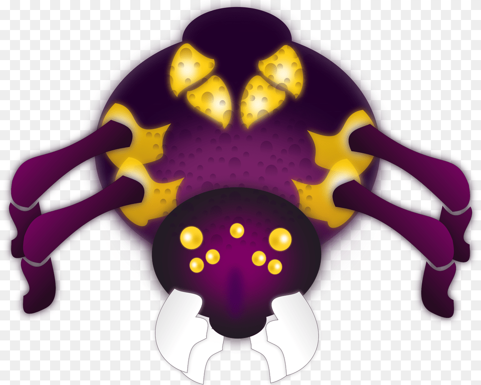 This Icons Design Of Purple Spider Free Png