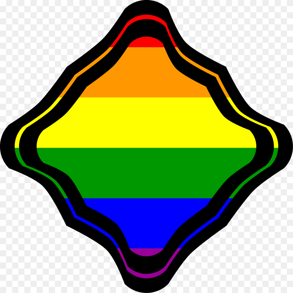 This Icons Design Of Rainbow Flag Diagonal, Light, Bow, Weapon Free Transparent Png