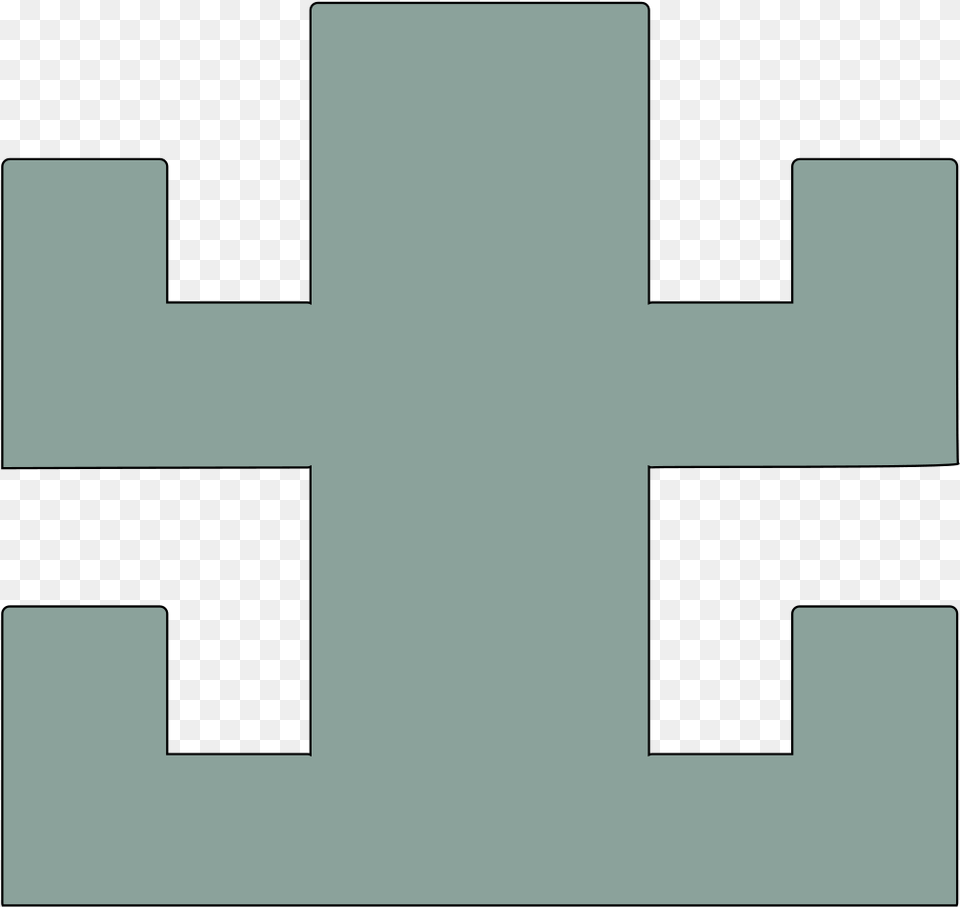 This Icons Design Of Rana Geometrica Cross, Symbol Free Png