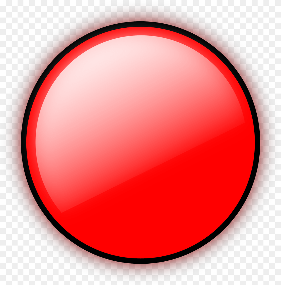 This Icons Design Of Red Circle Live Red Circle, Sphere, Disk, Light, Sign Free Png