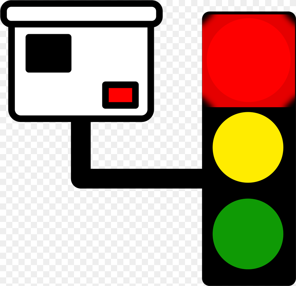 This Icons Design Of Red Light Camera, Traffic Light Free Transparent Png