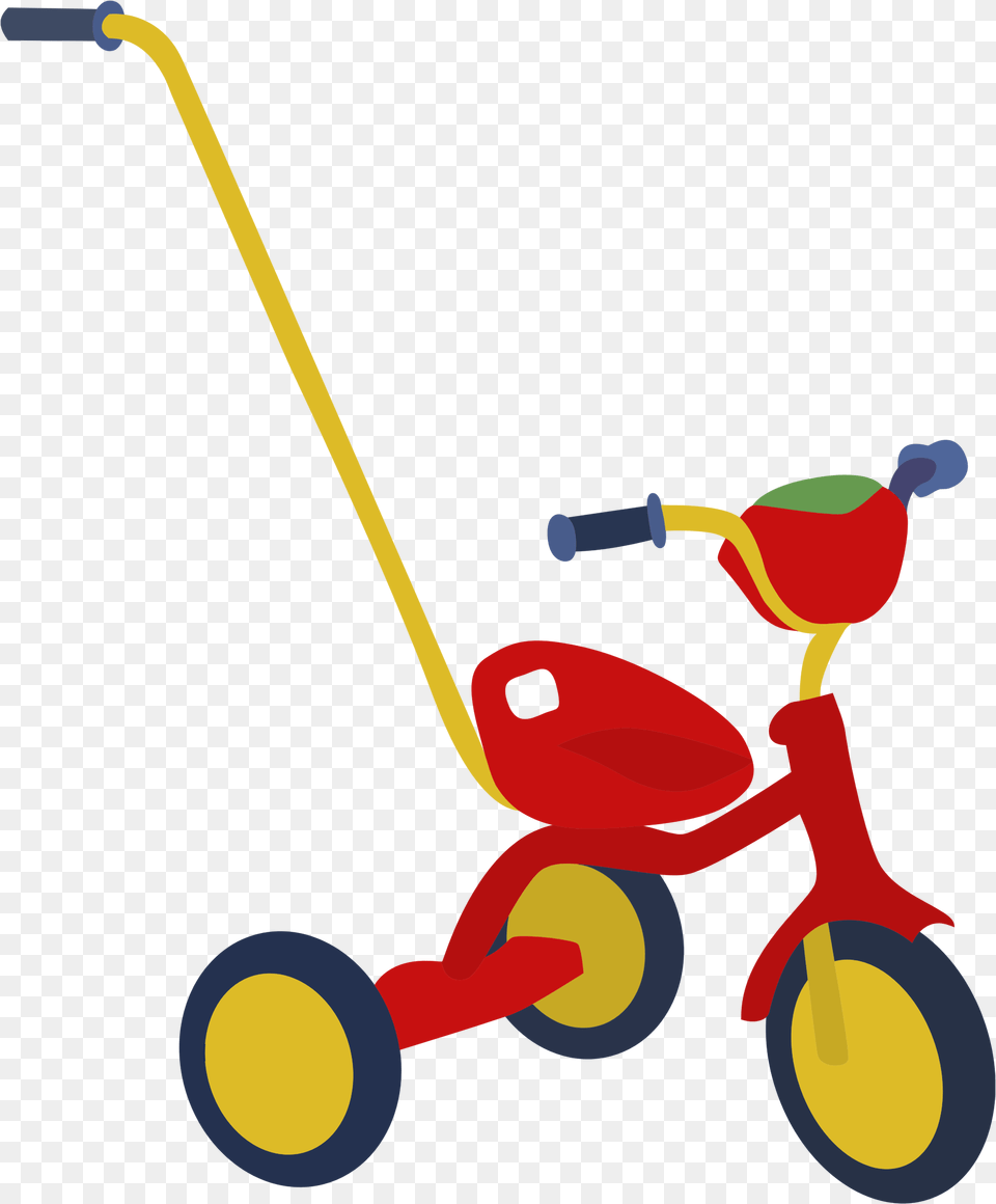 This Icons Design Of Red Tricycle, Transportation, Vehicle, Device, Grass Free Transparent Png