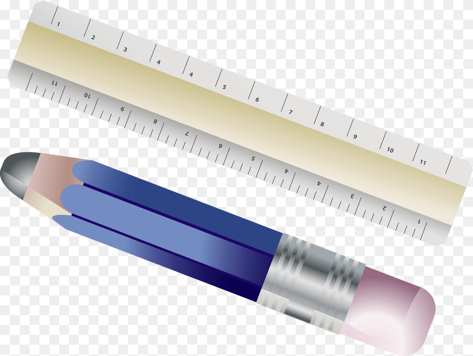 This Icons Design Of Ruler And Pencil Free Transparent Png