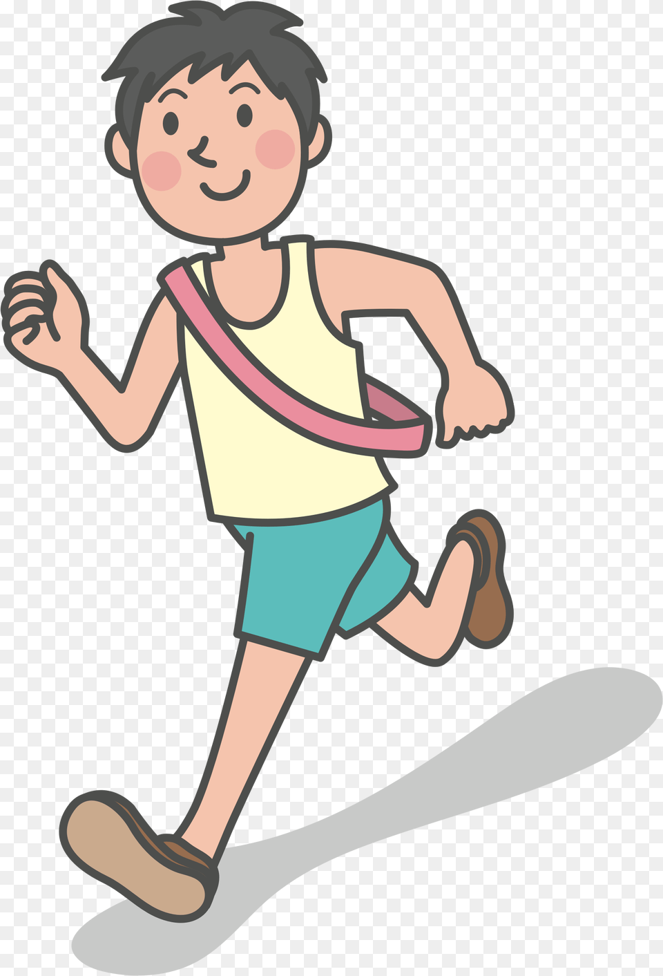 This Icons Design Of Running Jogging Clipart, Baby, Person, Face, Head Png Image