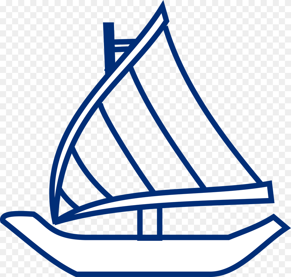 This Icons Design Of Sailing Ship, Boat, Sailboat, Transportation, Vehicle Free Png Download