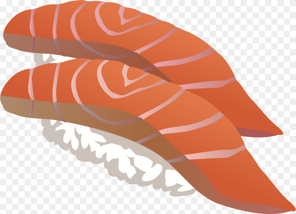 This Icons Design Of Salmon Sushi, Meal, Dish, Food, Rice Free Png