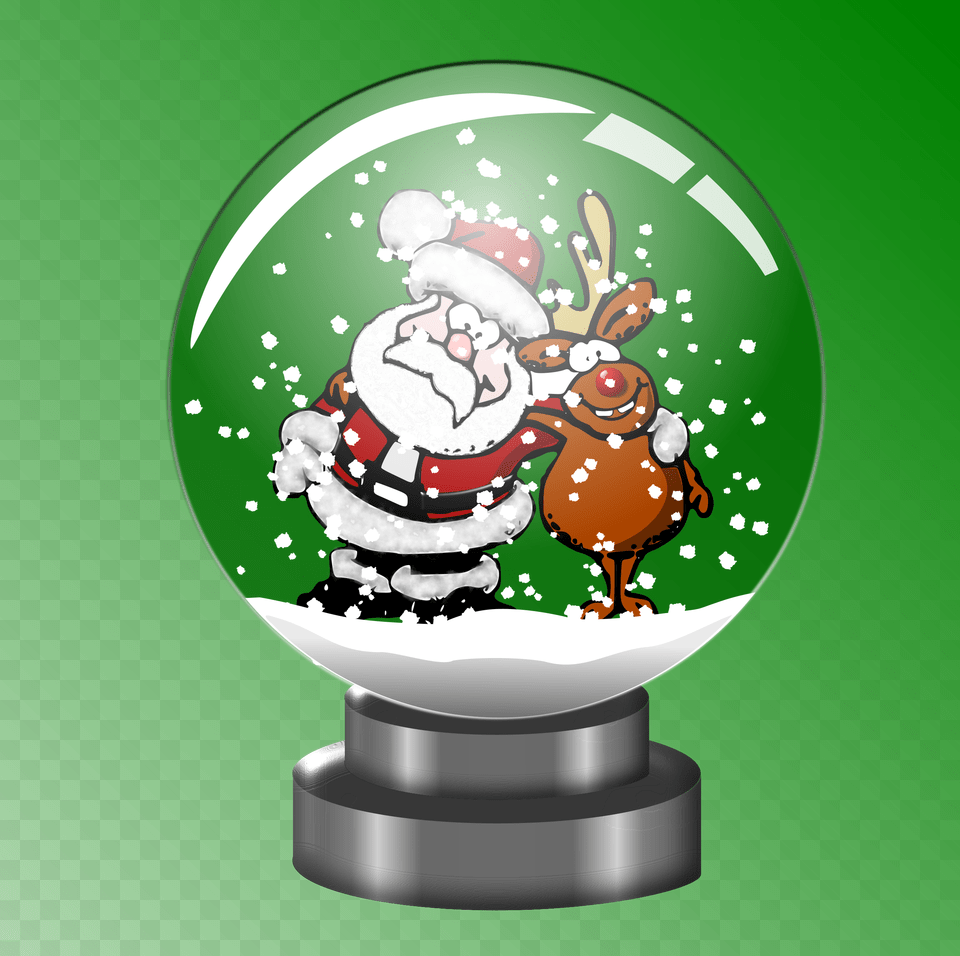 This Icons Design Of Santa And Rudolph Forever, Sphere, Baby, Person, Face Png Image