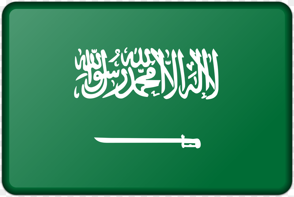 This Icons Design Of Saudi Arabia Flag, Text Free Transparent Png