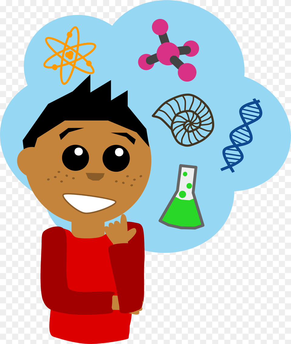 This Icons Design Of Science Guy, Baby, Person, Face, Head Png Image