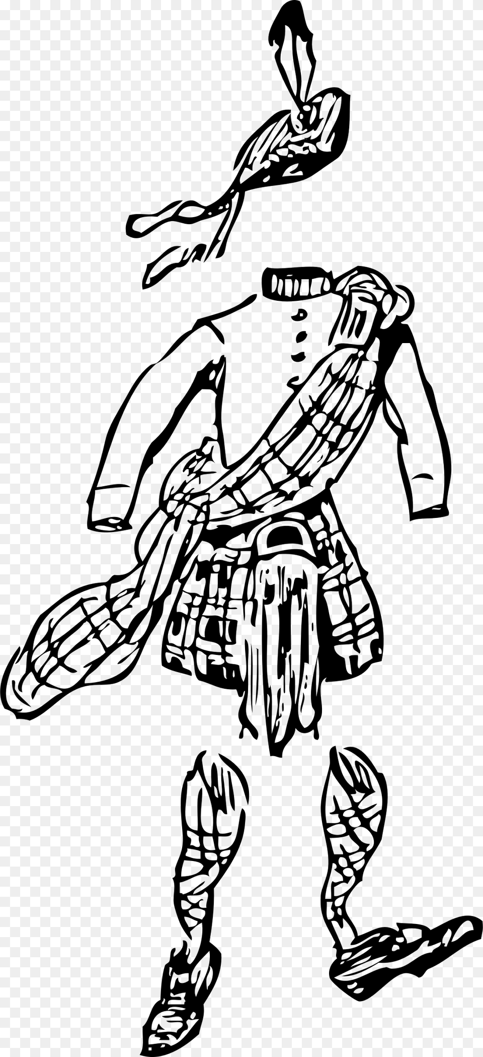 This Icons Design Of Scotsman39s Clothes, Gray Free Png