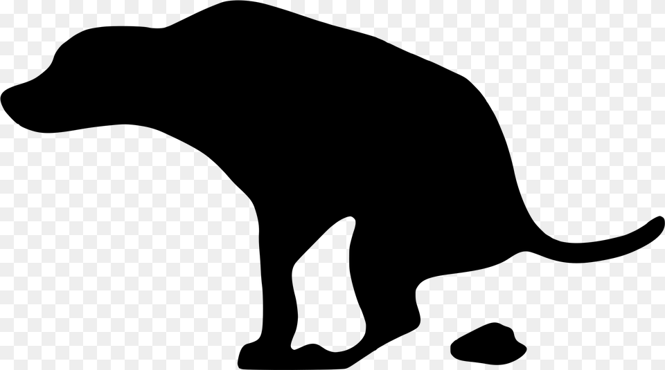 This Icons Design Of Shitting Dog, Gray Png Image