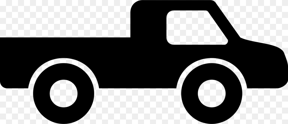 This Icons Design Of Simple Truck, Gray Png Image