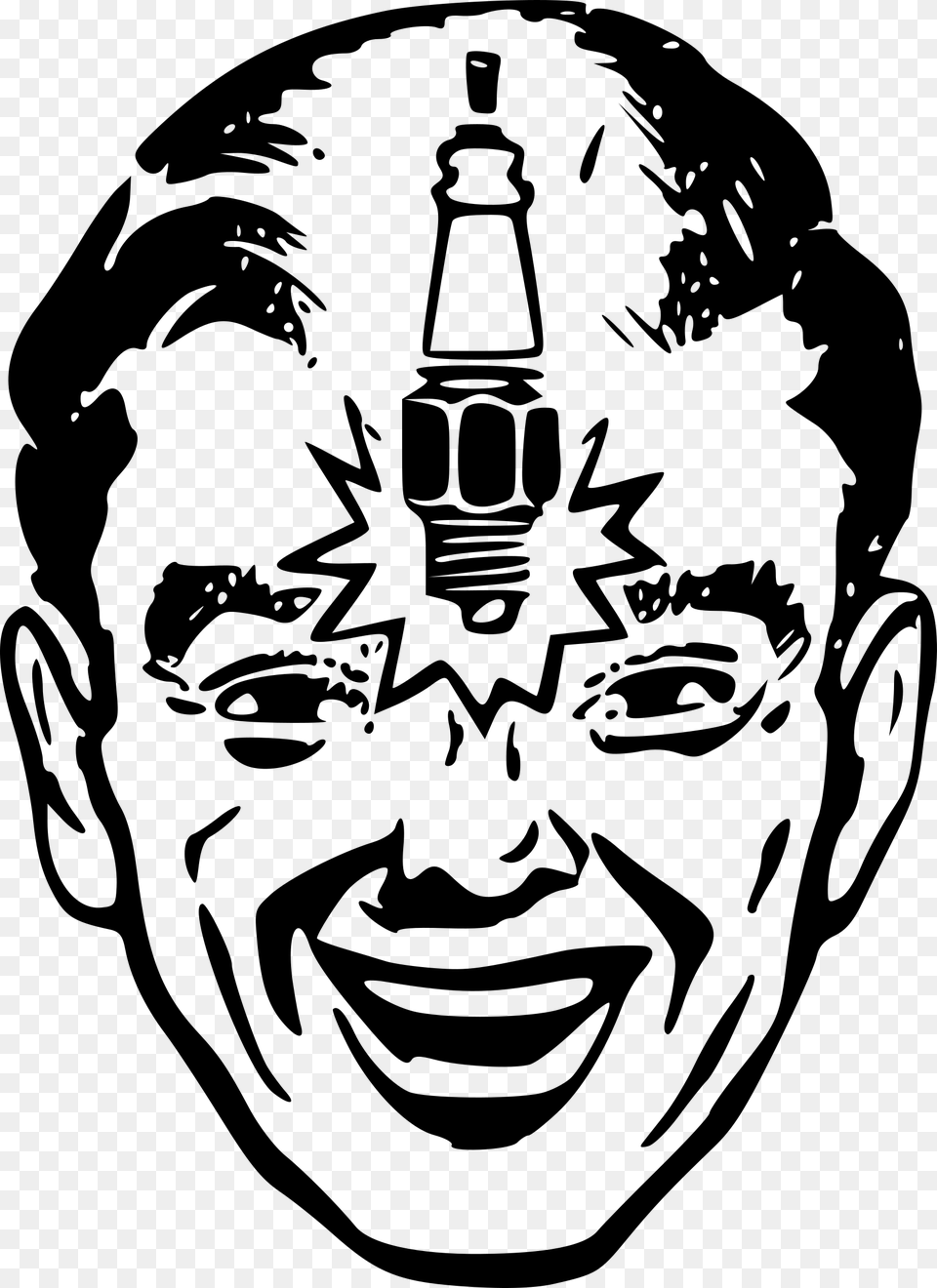 This Icons Design Of Sparkplug Head, Gray Png