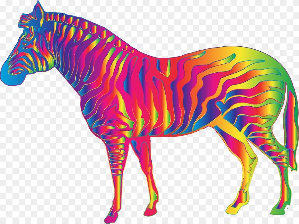 This Icons Design Of Spectral Zebra, Animal, Mammal, Wildlife, Art Free Png
