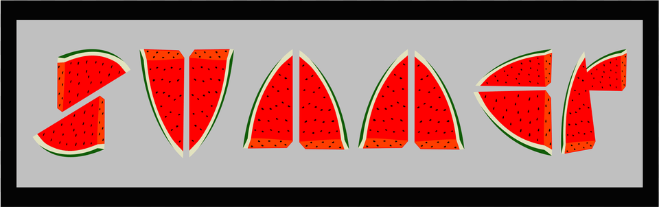 This Icons Design Of Summer Logo Watermelon, Food, Fruit, Plant, Produce Free Png