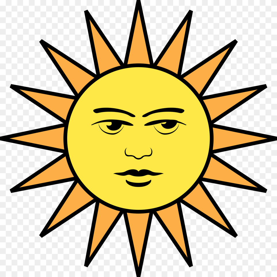 This Icons Design Of Sun, Nature, Outdoors, Sky, Gold Png