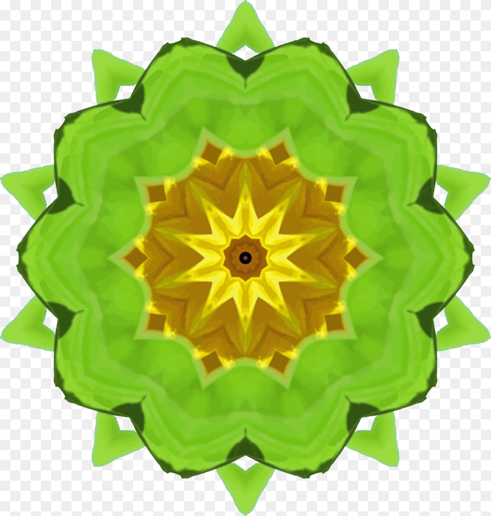 This Icons Design Of Sunflower Kaleidoscope, Pattern, Art, Floral Design, Graphics Free Png Download