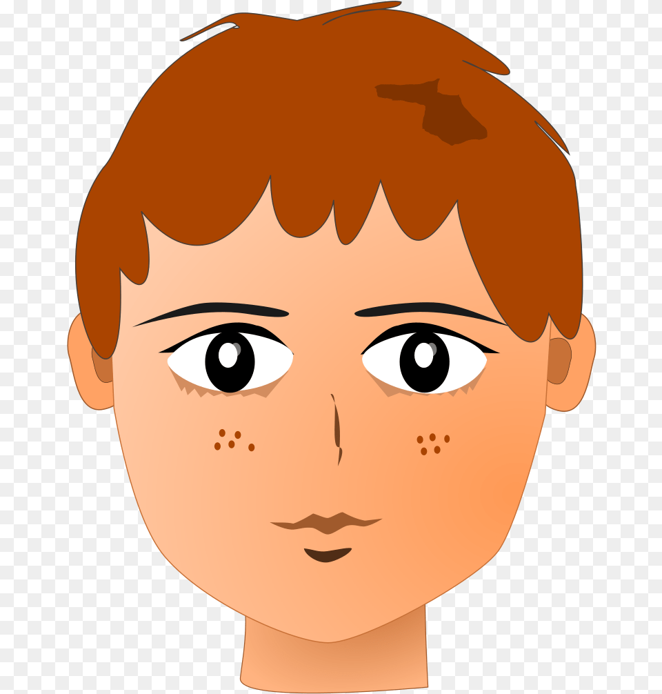 This Icons Design Of Teenager Red Hair, Face, Head, Person, Photography Png